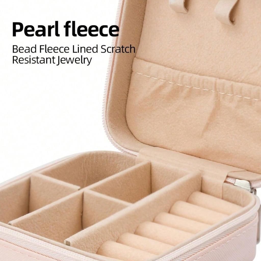 New creative letter jewelry box portable travel ring necklace earrings stud earrings earrings earrings earrings storage box-liu