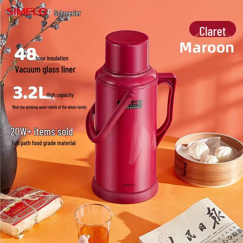 Shimeile 3.2L Glass Liner Thermos