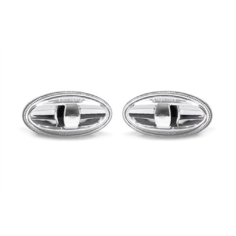 Peugeot Partner Side Indicators Set With Bulbs Clear 08-17 Repeaters