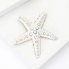Crystals Starfish Brooch Pin For Women Versatile Fashion Jewelry Gift Party Everyday Wear