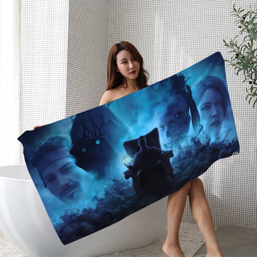 D-Dead B-By-Day Game Microfiber Blanket Quick Drying Beach Towels Oversized Printing Super Absorbent Pool Towel Blanket