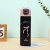 Water Bottle Cute Student Cartoon Thermos Cup Portable School Water Cup Simple Stainless Steel Elastic Cover Double Drinking Straw Cup