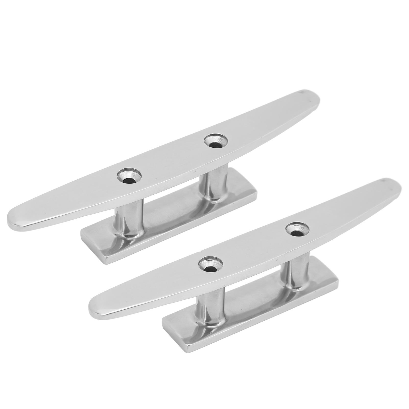 2 шт. Швартовая утка с открытым основанием 5 дюймов Универсальная посадка для плавсредств, лодок, яхт, каяков, гидроциклов, доков, палуб