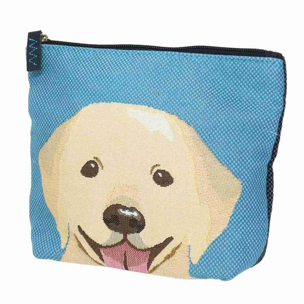 Marushin Wonderful Peace Love Eyes Labrador Retriever Dog and Cat Cosmetic Pouch (0765002300)