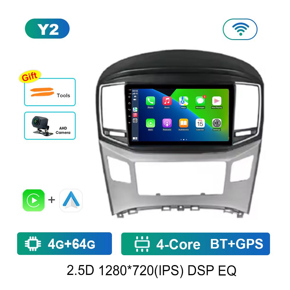 9 Inch Android OS for Hyundai H1 Grand Starex I8000 TQ 2007 - 2015 Car Radio Video Multimedia Player GPS 4G Bluetooth Auto Tools