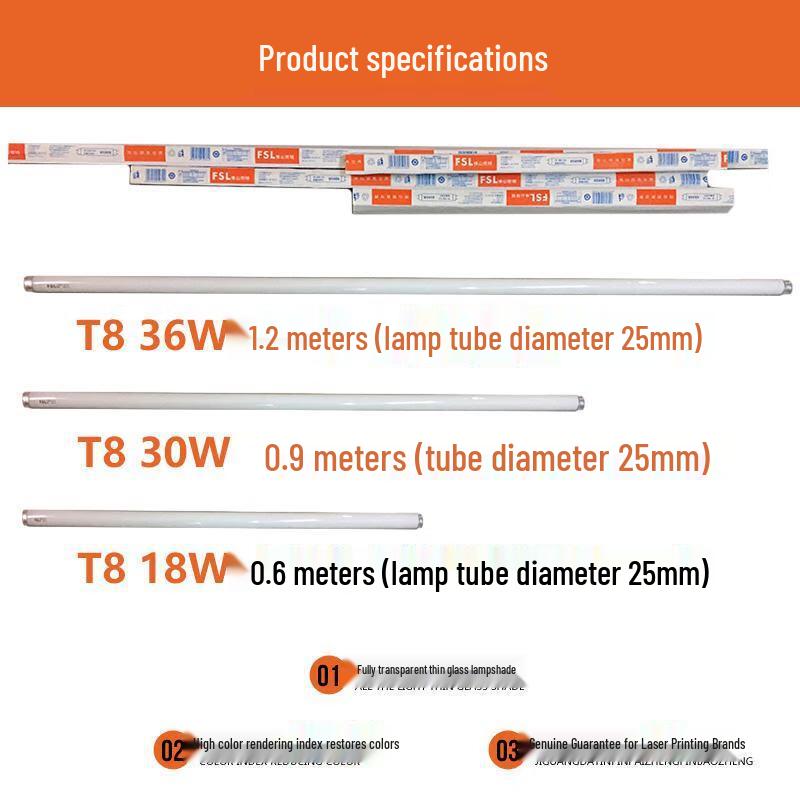 T8 Fluorescent Tube Grille Lamp