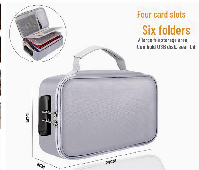 Top-Selling Fireproof and Waterproof Document Storage Bag for Valuable Files