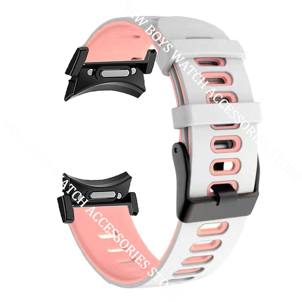 Quick Fit Silicone Strap Correa for Samsung Galaxy Watch 4/6 Classic 47mm 43mm 4/5/6 40mm 44mm No Gaps Bracelet Watch Band