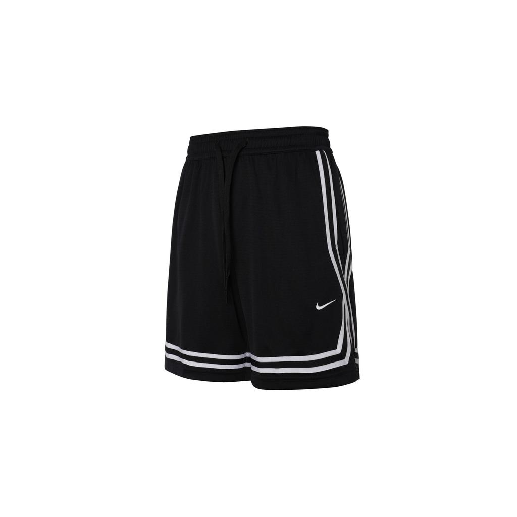 Nike Crossover Atmungsaktive Schnelltrocknende Gestreifte Basketballshorts Damen Shorts Schwarz FQ4545010