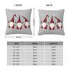 Merry Christmas Gnomes Pillowcase Printing Polyester Cushion Cover Decoration Throw Pillow Case Cover Home Zipper 18''