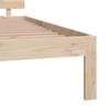 Solid Pine Wood Bed 200x200 cm