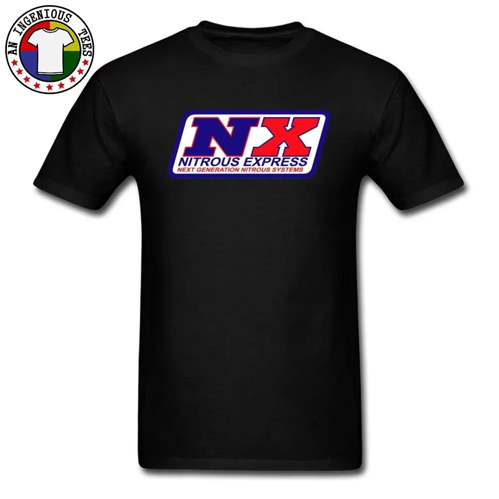 2026 Nuove Magliette con Logo Nitrous Express per Designer Stampate Brand Street Girocollo Tessuto di Cotone Moda Maglietta Personalizzata