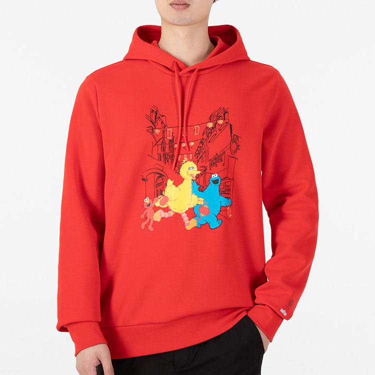 Adidas Animal Print Casual Sports Hoodie Men Tops Red HD7295