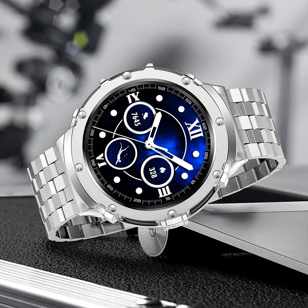 

Case+Metal Watch Band for Samsung Watch 5 Pro 45mm Bracelet for Samsung Galaxy Watch 5 Pro 45mm Strap Wristband Accessories Samsung 5 Pro 45mm серебряный
