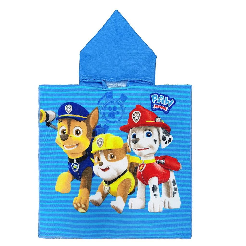 Sommer-Mikrofaser-Badeponcho mit Aufdruck für Kinder, Badetuch mit Kapuze, das nicht fusselt oder ausbleicht, Alter 2-10