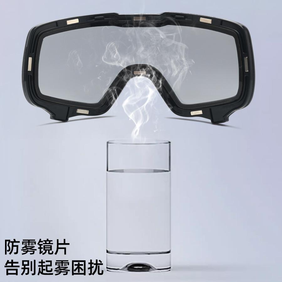 Anti-fog glasses for skiing and outdoor sports, 100% cycling goggles, wind and sand protection, motorcycle Harley helmet goggles