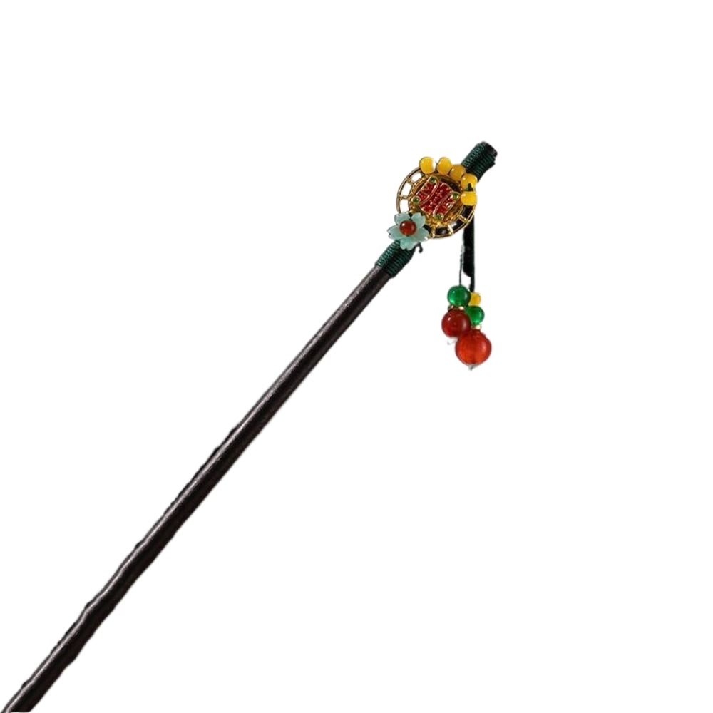 Imitation  For Women Hair Accessories Wooden Hair Fork Flower Hair Sticks Chinese Style Hairpin