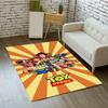 1pc Toy Story Pattern Area Rug Soft Flannel Floor Mat for Living Room, Office, Bedroom and Carpet, Sofa Coffee Table Floor Mat