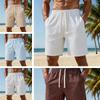 Europäische und amerikanische Sommer neue Herrenshorts lässig mehrfarbig gestreift Kordelzug Tasche fünf