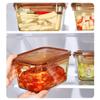 Ruhan Square Glass Food Container, 2600ML