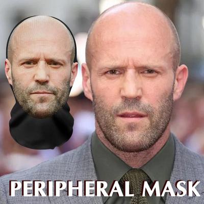 3D Printed Full Face Visual Mask Realistic Celebrity Performer Face Mask Props Costume For Party Supplies Cosplay