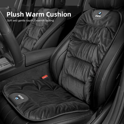 Car Seat Plush Warm Cushion Waist Pad For BMW E46 E90 E60 F30 F10 E39 I3 I4 X1 X2 X3 X5 X4 X6 X7 M3 M4 M5 G30 G20 520i 523i G07