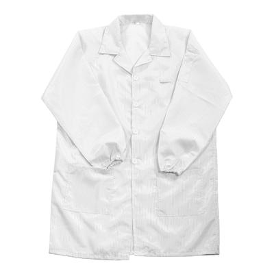 Uxcell ESD Lab Coat, Anti-Static Clothing, Scientific Jacket with Cuffs and Pelvis, Uniform, Unisex (White, 2XL)