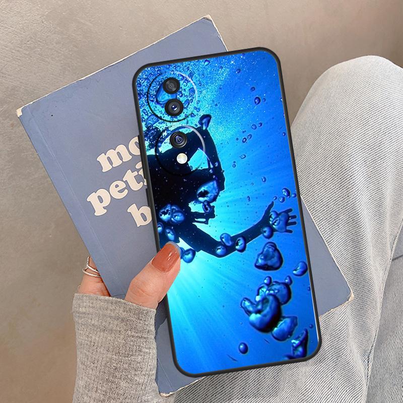 Scuba Diving Diver For Honor Magic 8 Pro 5 6 7 Lite Case For Honor Win RT 400 200 90 70 X8c X8b X9a X9b X9c X9d