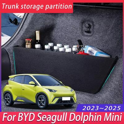 Für BYD Seagull Dolphin Mini 2025~2025 Verdickende Kofferraum-Aufbewahrungstrennwand Multifunktionale Aufbewahrungsbox Auto-Innenzubehör