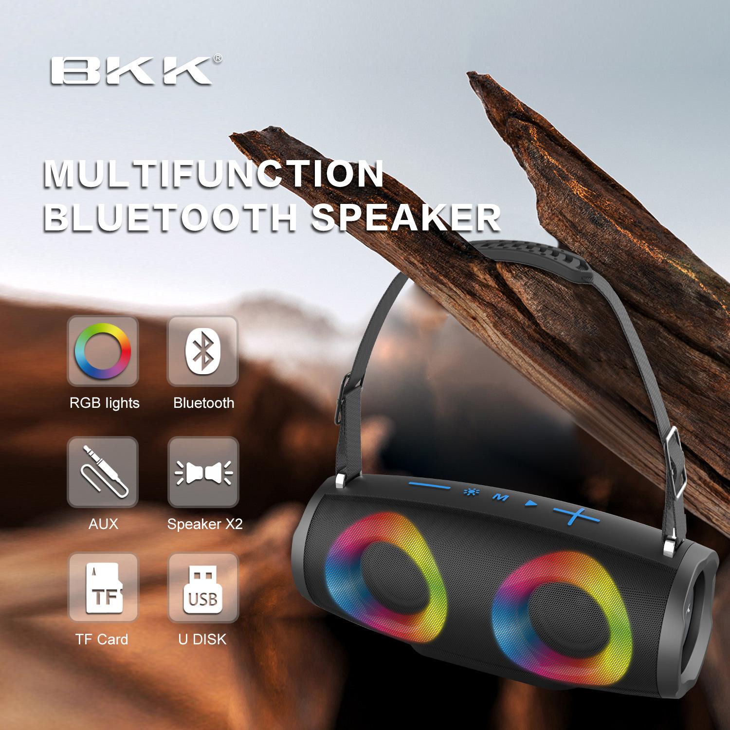 

Новые наружные беспроводные двойные динамики, динамик bluetooth, сабвуфер, RGB-световой эффект, портативная аудиоподдержка, TF-карта, USB, FM-радио