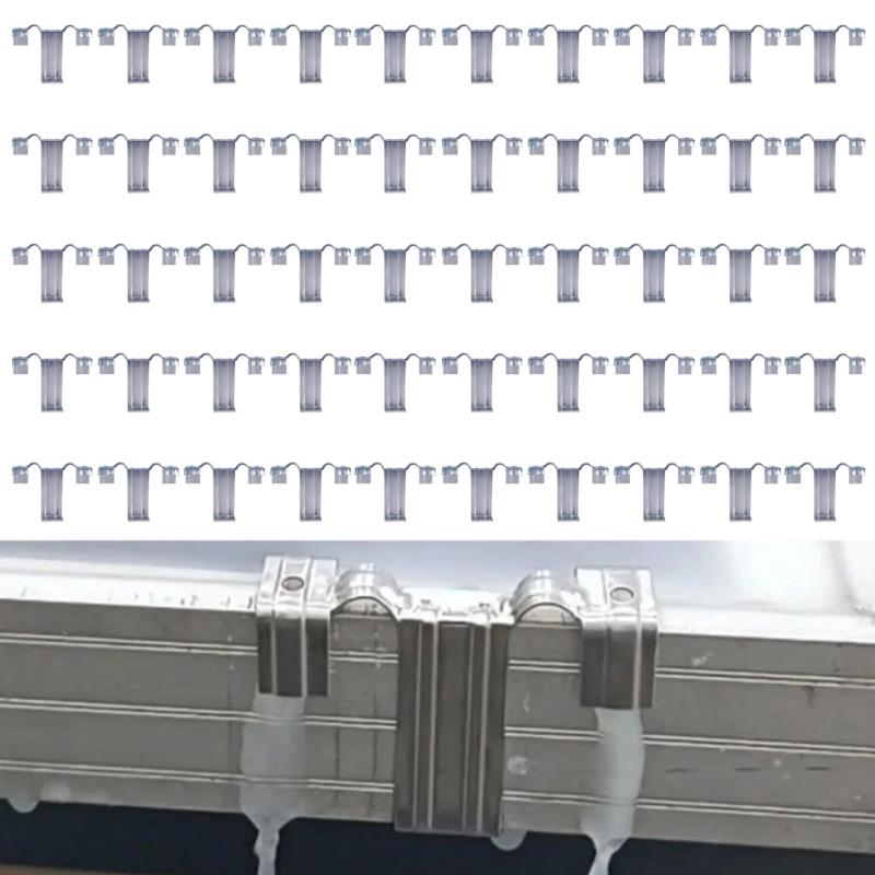 Auto Fixing Photovoltaic Panel Drainage Clip Stainless Steel for Efficient Water Removal and Debris Clearance Compacts