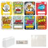8 Pcs Father's Day Money Holder Ornaments Cash Money Holder Card with Plastic Cover And Adhesive DIY Father's Day Appreciation Gift