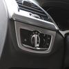 Car Headlight Head Light Switch Knob Button Panel Cover for BMW X3 G01 X4 G02 2018 - 2022 Trim Sticker  Interior Accessories