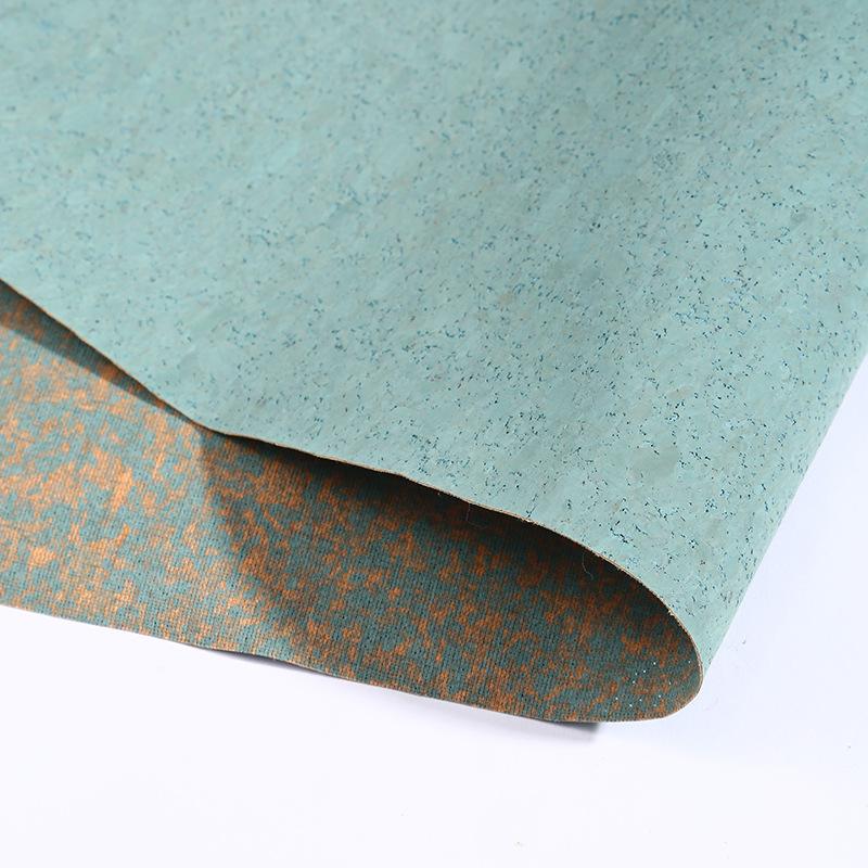 100x138cm Soft Natural Cork PU Leather Fabric for DIY Furniture Background Bags Sofa Car Decoration Upholstery Craft Material