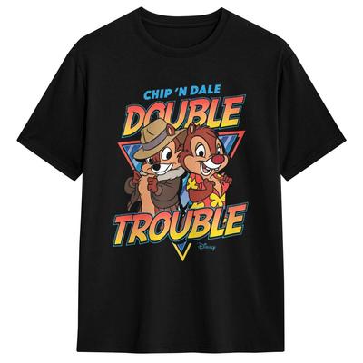 Heren Kinderen Chip N Dale Rescue Rangers Dubbel Probleem T-shirts Puur Katoen Kleding Korte Mouw O-Hals T-shirt Plus Size 5XL
