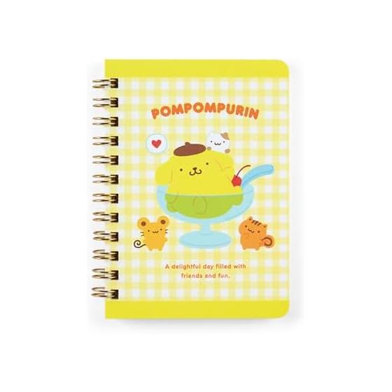 Sanrio B7 Ring Note Pompompurin Purin POMPOMPURIN 12.8 x 10 x 1.5cm Character 091596