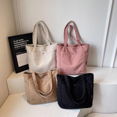 Vielseitige Canvas-Tasche - Schultertasche mit großem Fassungsvermögen für Studenten