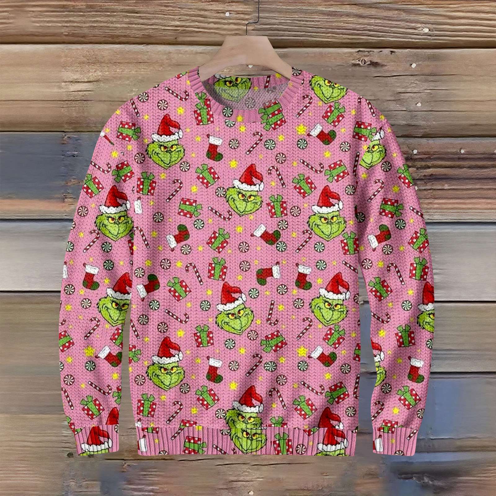 

Рождественский мужской повседневный свитер с принтом XL