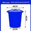 Large Food-Grade Plastic Water Storage Bucket - Extra Capacity & Thickened Design