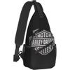 AU1895 Harley Davidson Sling Bags Shoulder Backpacks Chest Pack Crossbody Bags Waterproof Lightweight Outdoor Rucksack Anti Theft Daypack