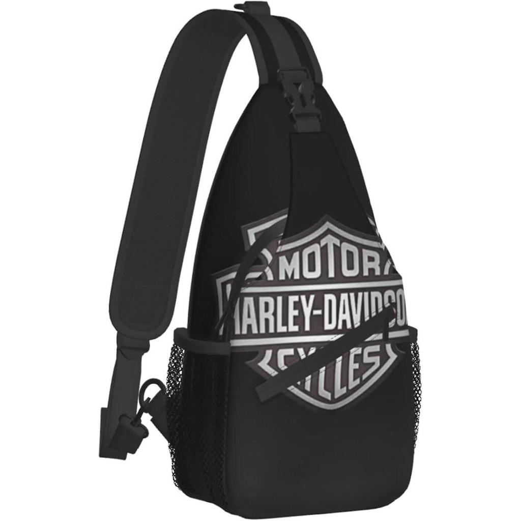 AU1895 Harley Davidson Sling Bags Shoulder Backpacks Chest Pack Crossbody Bags Waterproof Lightweight Outdoor Rucksack Anti Theft Daypack