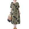 Maxi Short Long Round Cut and Plus Cooling Suitable for Summer Women's Dress, Sleeve, Dress, Neck, Sewn, Sizes, Figure-Flattering, Pockets,