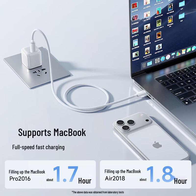 Tafeike PD60W Braided USB-C to USB-C Fast Charging Cable