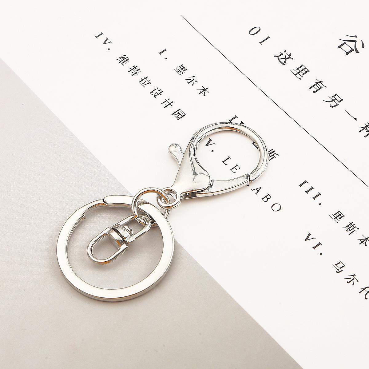 

5 шт. брелок из сплава для изготовления ювелирных изделий, крючки, зажимы, застежка-лобстер, аксессуары ручной работы 21x33mm 5pcs