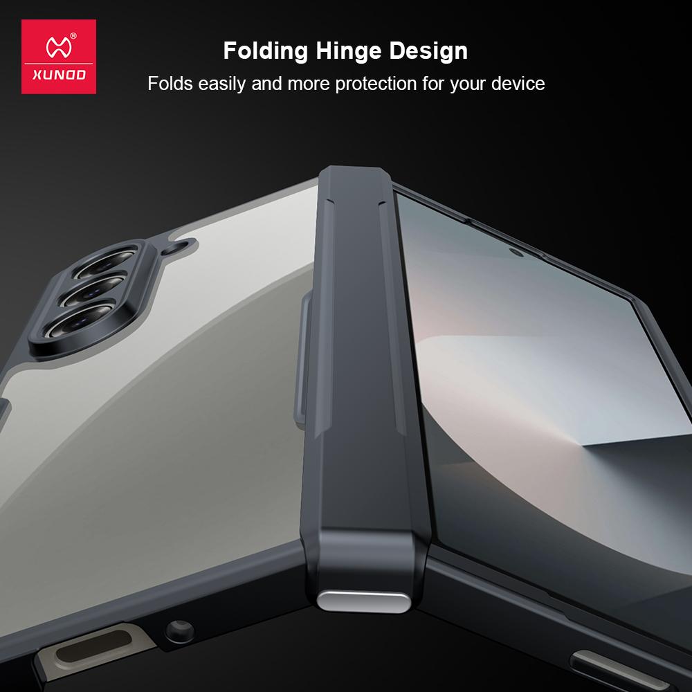 Xundd For Samsung Galaxy Z Fold6 SE Case For Galaxy Z Fold6  Phone Cover Shockproof Protective Shell Clear Transparent Cases