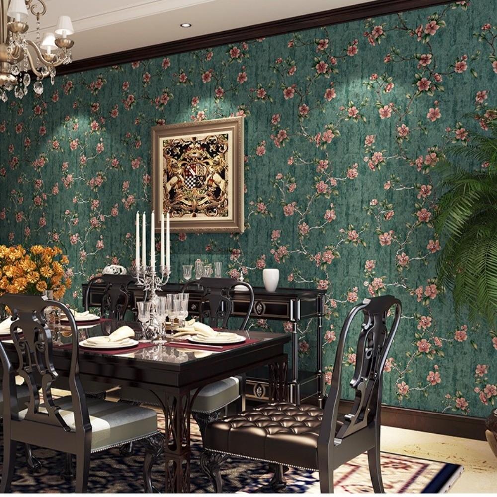 Non-woven Fabric Self Adhesive Wallpaper Aluminum Foil Bottom TV Background Wall Paper Bedroom