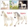 Horse Figures Animal Model Small Simulation Wildlife Statue Educational Toy for Boy Girl Ages 3+ Party Favors Gifts Ornament