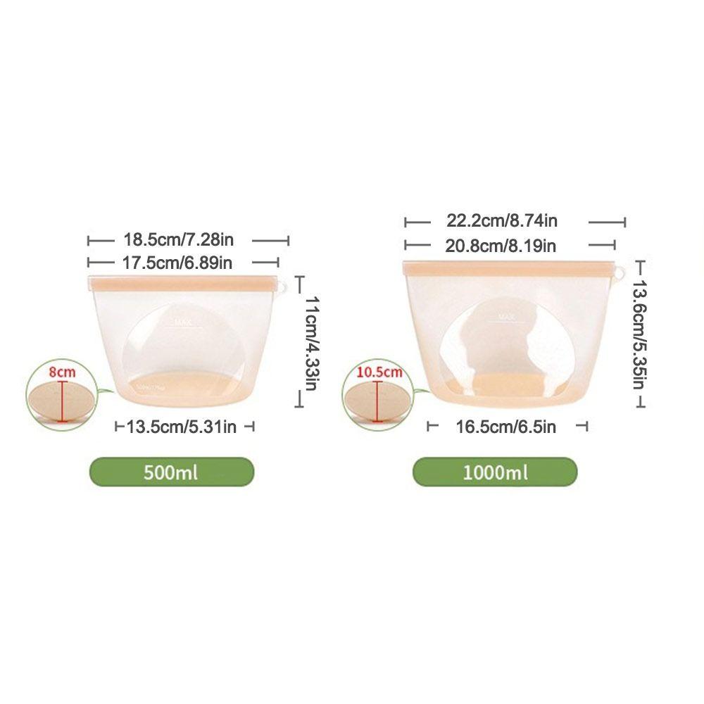 Moisture-proof Refrigerator Food Storage Bag Silicone Fruit Freezer Seal Bag for Kitchen