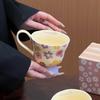 Keramiktasse Sonnenblume kreativ niedlich Keramiktasse Kelch Retro-Becher mit Löffel Frühstückstasse