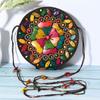 New Simia Beaded Coconut Shell Women's Bag, Retro Coconut Shell Crossbody Bag, Hand Woven Casual Ethnic Versatile